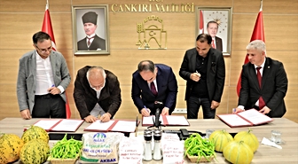 Çankırı'da üreticiyle güvenli pazarı buluşturacak sözleşmeli üretim modeli hayata geçirildi