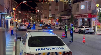 Çorum’da trafik denetimi: 28 araç sürücüsüne ceza