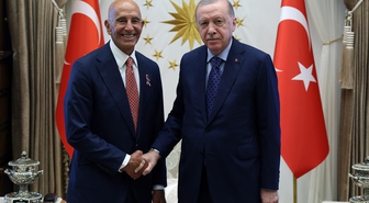 Cumhurbaşkanı Erdoğan, ABD'nin Ankara Büyükelçisi Barrack'ı kabul etti