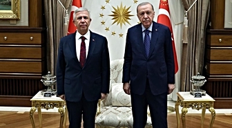 Cumhurbaşkanı Erdoğan, Mansur Yavaş'ı kabul etti