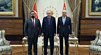 Cumhurbaşkanı Erdoğan, Irak Temsilciler Meclisi Başkanı Halbusi’yi kabul etti