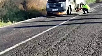 Diyarbakır’da seyir halindeki kamyonet küle döndü