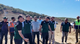 DSİ 11. Bölge Müdürü Yücegök'ten baraj inşaatlarında inceleme