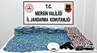 Ekipler baskın yaptı, 70 bin adet uyuşturucu hap ele geçirildi