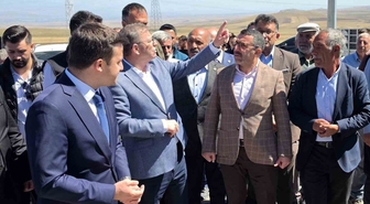 Kars’ta köy yollarında beton yol dönemi: Vali Polat ve Milletvekili Çalkın Yağlıca’da incelemelerde bulundu