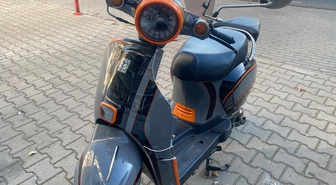 Kırklareli'nde otomobil ile motosikletin çarpışması kamerada