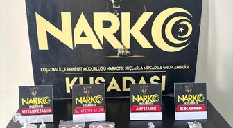 Kuşadası'nda uyuşturucu operasyonunda 2 kişi tutuklandı
