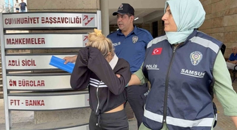 Samsun’da mağazalardan giysi çalan kadın tutuklandı