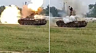 Tatbikatta facia! Tank patladı, 2 asker feci şekilde can verdi