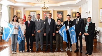 Türkmeneli Heyetinden Vali Baruş’a ziyaret