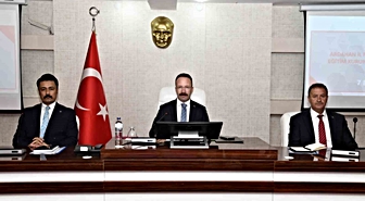Vali Yamlı Başkanlığında, Eğitim kurumu müdürleri toplantısı düzenlendi