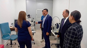 Ağrı Eğitim ve Araştırma Hastanesi'nde 'Yeni Göz Poliklinikleri Hizmete Açıldı'