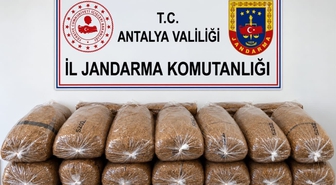 Alanya’da 144 kilo kaçak tütün ele geçirildi