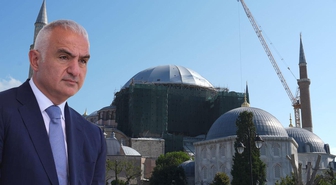 Ayasofya'nın mihrap bölümündeki kubbede güçlendirme ve konservasyon çalışmaları başlıyor