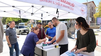 Bayburt’ta kanser taramalarına yönelik çalışma gerçekleştirildi