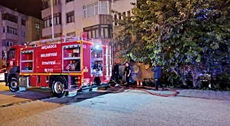 Düzce'de apartman dairesinde çıkan yangın söndürüldü
