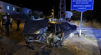 Elazığ'da traktörle çarpışan otomobilin sürücüsü yaralandı