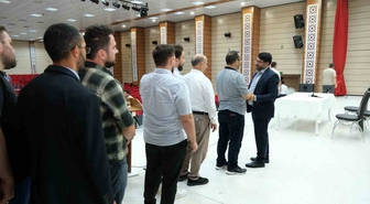 Erzincan İl Müftüsü Fakirullahoğlu personelle vedalaştı