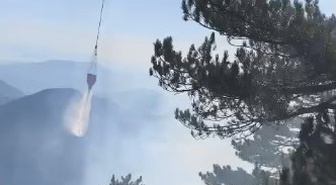 Fethiye’de orman yangını