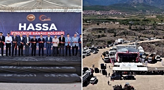 Hatay Hassa'da Türkiye'nin en büyük OSB'lerinden birinin altyapısı başladı