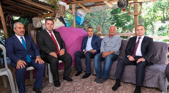 Karaman Valisi Çiçek Sarıveliler ilçesini ziyaret etti