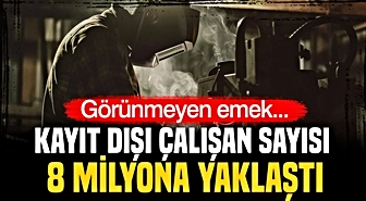 Kayıt dışı istihdam oranı ikinci çeyrekte yüzde 24,4 oldu
