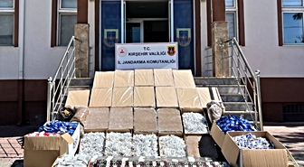 Kırşehir'de 189 bin makaron ele geçirildi