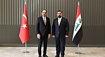 MİT Başkanı Kalın, Irak Temsilciler Meclisi Başkanı Halbusi ile Ankara'da görüştü