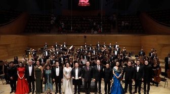 Türkiye ile Çin'in diplomatik ilişkilerinin 55. yıl dönümünde başkentte konser verildi