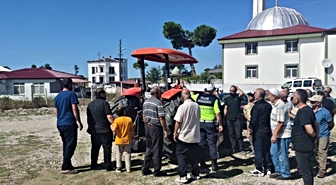 Alaçam'da vatandaşlara trafik güvenliği eğitimi verildi