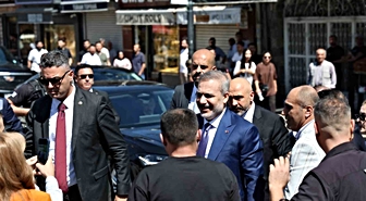 Bakan Fidan Diyarbakır’da: Cuma namazını kılacağı cami önünde yoğun güvenlik önlemi alındı