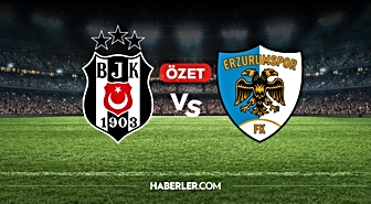 Beşiktaş Erzurumspor maç özeti ve golleri! (ÖZET) Beşiktaş Erzurumspor kaç kaç bitti, golleri kim attı?