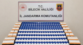 Bilecik’te bin 288 paket dolu makaron ele geçirildi