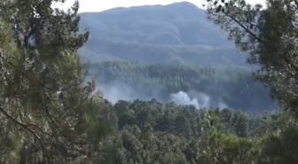 Burdur’da ormanlık alanda yangın