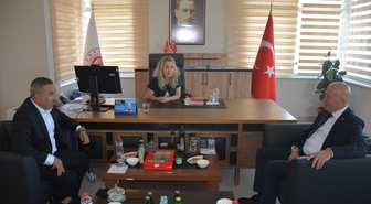 DAİB Başkanı Madırlı, İpekyolu Gümrük ve Dış Ticaret Bölge Müdürlüğü'nü ziyaret etti