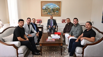 Edirne Valisi Sezer, Tuncaspor Kulübü yönetimini kabul etti
