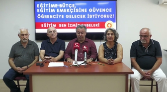 Eğitim Sen İzmir Şubelerinden eğitim öğretim yılı öncesi açıklama
