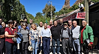 EMEP'li Karaca'dan Pülümür’de maden projelerine karşı mücadele eden köylülere ziyaret