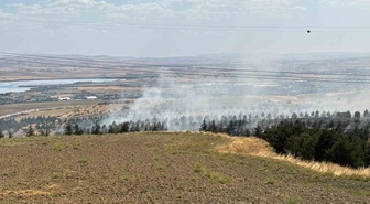 Gölbaşı’ndaki yangını söndürme çalışmaları devam ediyor