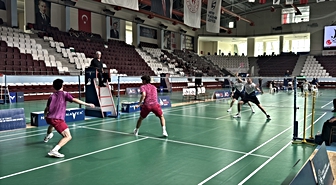 Hatay'daki Türkiye Badminton Şampiyonası tamamlandı