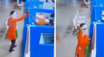 Hindistan'da akılalmaz soygun! Çalışanların yüzüne bunu atıp para çantasını kaptı