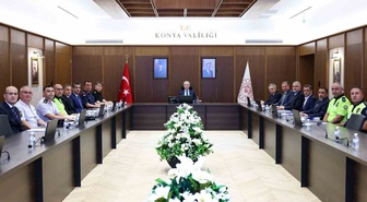 Konya’da okullarda alınan güvenlik tedbirleri değerlendirildi