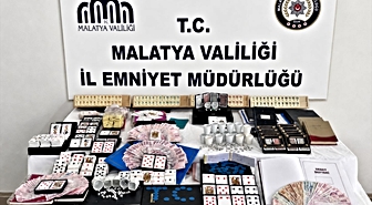 Malatya'da kumar operasyonunda 12 şüpheli yakalandı