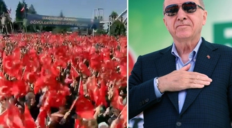 Memleketinde Cumhurbaşkanı Erdoğan'ı mest eden görüntü