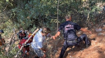 Menteşe’de otomobil uçuruma yuvarlandı: 1 yaralı