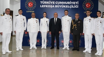 MSÜ Deniz Harp Okulu öğrencilerinden Türkiye’nin Lefkoşa Büyükelçiliği’ne ziyaret