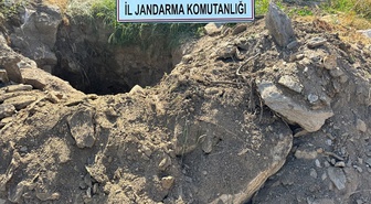 Söke’de izinsiz kazı yapan 5 şüpheli suçüstü yakalandı