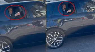 Aziz başkan yine barut gibi! Camı açıp sallamaya başladı