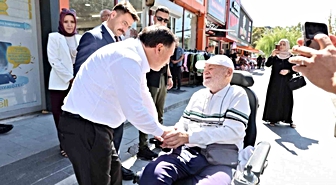 Vali Çiçek, Tacettin Veli Mahallesi’nde esnaf ve vatandaşlarla bir araya geldi