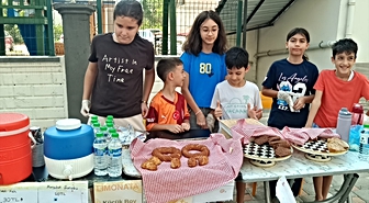 Adana'da çocuklardan orman yangınından zarar görenlere destek